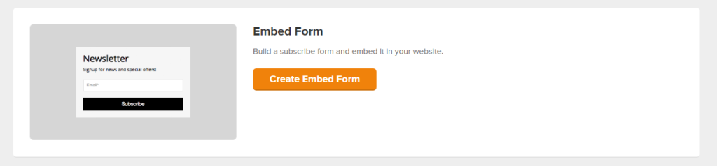 MailerLite email list tutorial screenshot