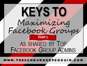 Keys To Maximizing Facebook Groups as shared by Top Facebook Group Admins - Part Three